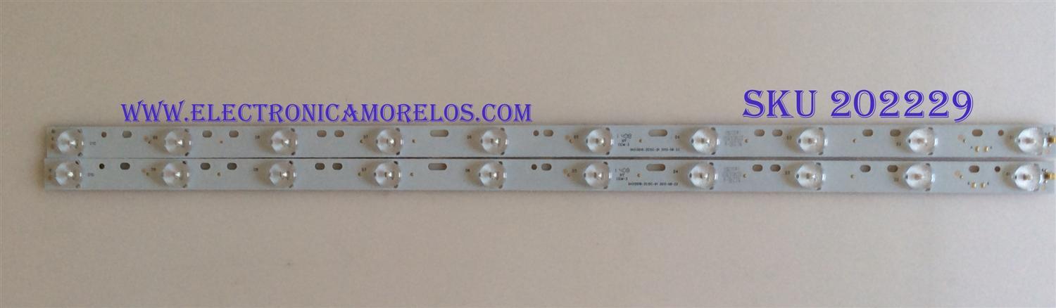 KIT DE LED'S PARA TV (2 PIEZAS) / SCEPTRE / DH315D10-ZC15C-01 / D23418/B20 / 140215B3 / PANEL T320HVN01.0 XR / MODELO X32 