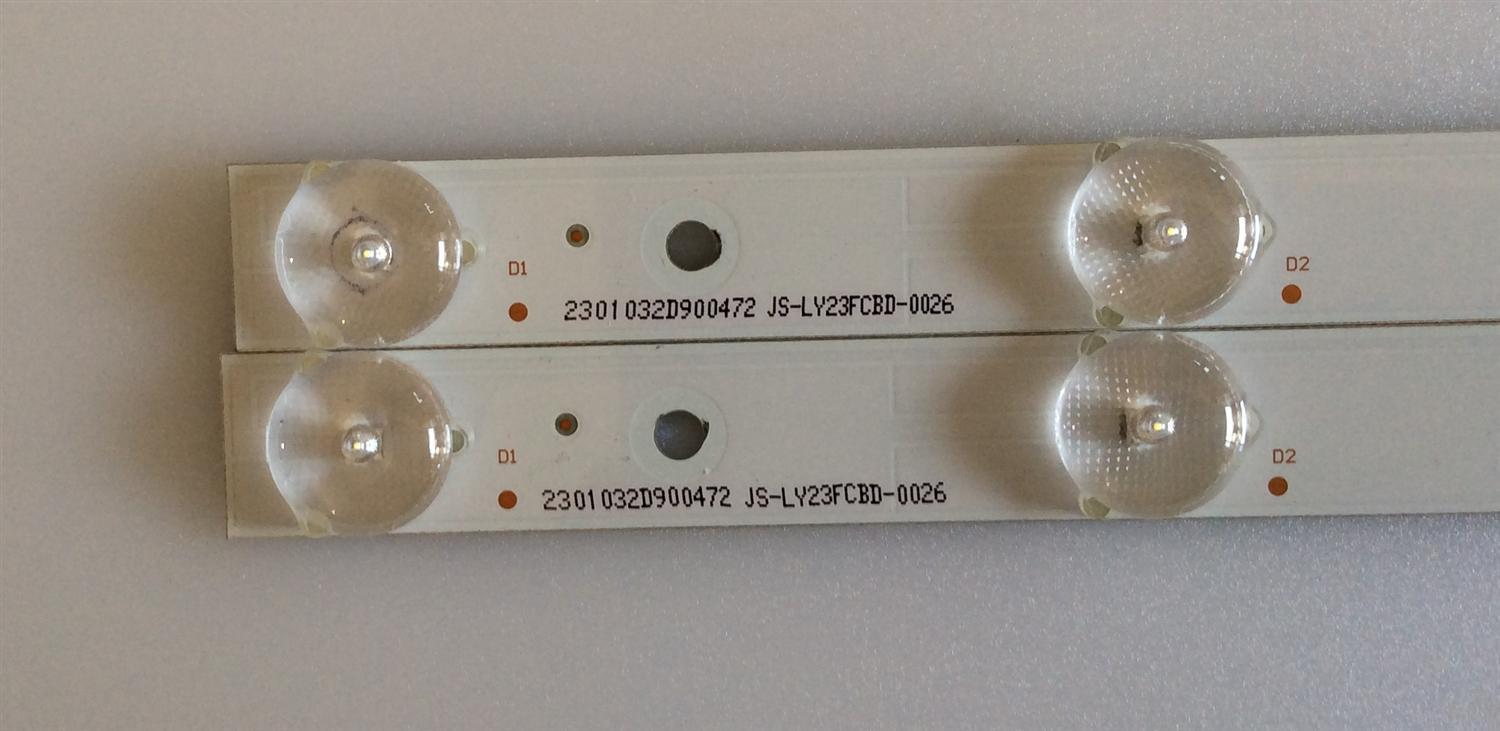 KIT DE LED'S PARA TV (2 PIEZAS) / QUASAR / 3BL-T6254102-21 / JS-LY23FCBD-0026 / 2301032D900472 / PANEL HK315LEDM-OH3UH /  - Imagen 3