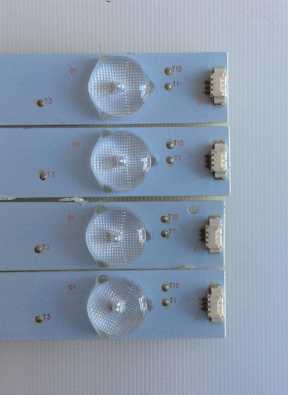 KIT DE LED´S PARA TV ( 4 PIEZAS ) / RCA / 30340012203 / LED40D12-ZC14-04(A) / PANEL V400HJ6-PE1 / MODELO 40" - Imagen 3