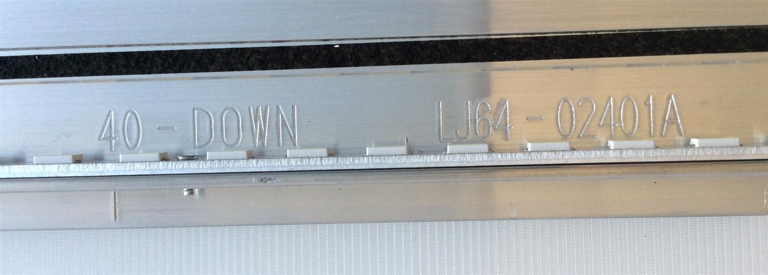 KIT DE LED'S PARA TV (2 PIEZAS) / SONY / LJ64-02401A / LJ64-02400A / SLED SLS40 5630 60HZ 44LED REV0.2 091217 / PANEL LTY400HM03 / LTY400HM02 / MODELOS NSX-40GT1 / KDL-40EX600 / 91CM  - Imagen 2