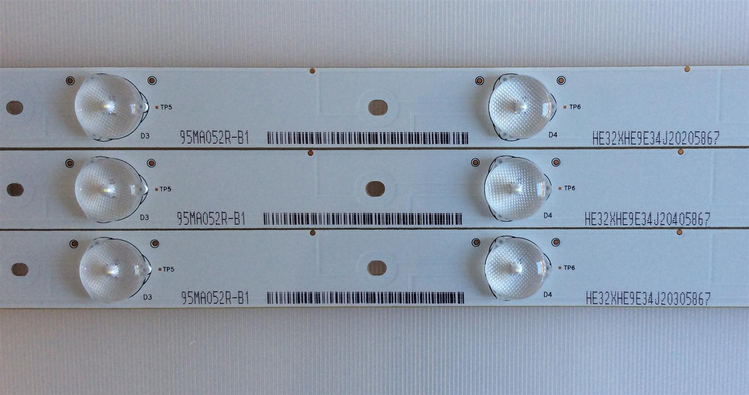 KIT DE LED´S PARA TV ( 3 PIEZAS ) / INSIGNIA / 1136775 / HISENSE_32_HD315DH-B51_3X7_3030C_7S1P   REV.V1 / PANEL HD315DF-B5 / MODELO NS-32D511NA15 - Imagen 3