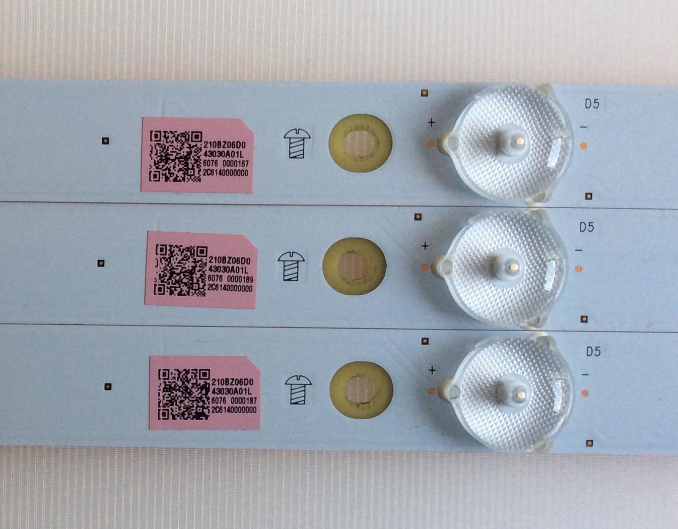 KIT DE LED'S PARA TV (3 PIEZAS)/ VIZIO / 77900DFD / 210BZ06D0 / 43030A01L / PANEL TPT275B5-A018.L REV:S1C TPV / MODELO D28H-D1 - Imagen 2