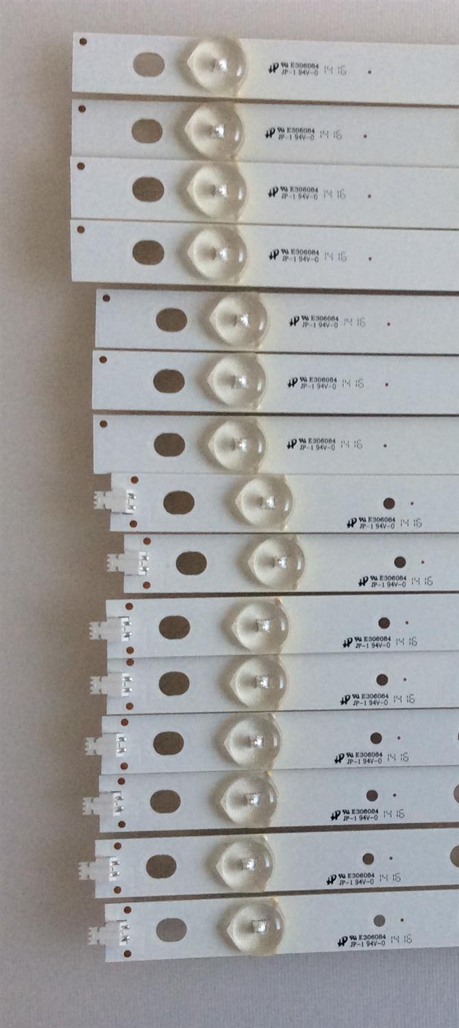 KIT DE LED'S PARA TV (15 PIEZAS) / PANASONIC / IC-BHWBR55D399R / 75.P3A02G001 / PANEL PAV5534 YOUNG LIGHTING / MODELO TC-55AS680U / NOTA IMPORTANTE : KIT CUENTA ORIGINALMENTE 16  PIEZAS ((INCOMPLETO 15  PIEZAS))     - Imagen 2