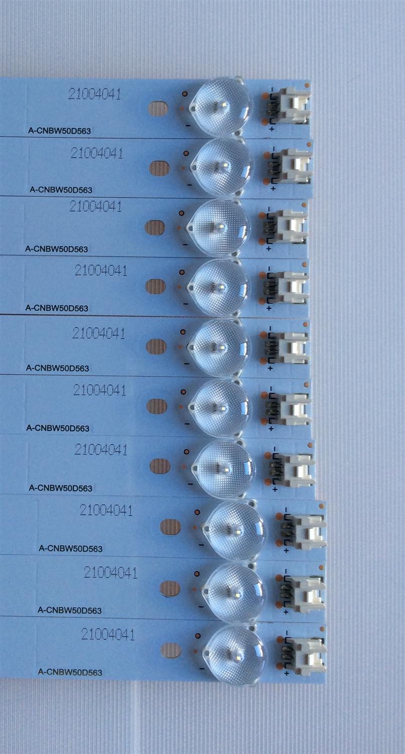 KIT DE LED'S PARA TV (10 PIEZAS) / ELEMENT / A-CNBW50D563 / 4650CA046 / 21004041 / CD25V3P2 / PANEL'S YC+4650CA046 / YC+4650CA025 / YC+4650CA026 / T500HVN07.1 / MODELO ELEFW505 / SE50FR - Imagen 2