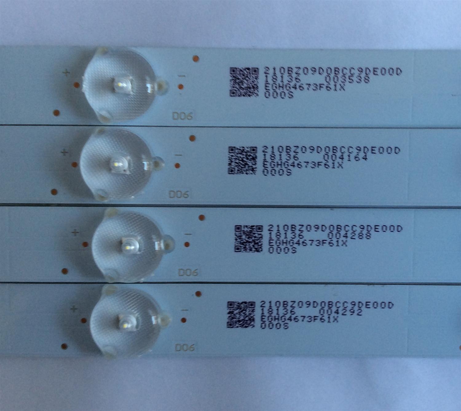 KIT DE LED´S PARA TV ( 4 PIEZAS ) / INSIGNIA / GJ-2K18-D2P5-390-D409-PITCH 90mm-V1 / 210BZ09D0BCC9DE00D / 18136  /  000S / EGHG4673F61X / PANEL TPT390J1-HVN05.U / MODELO NS-39DR510NA17  - Imagen 2