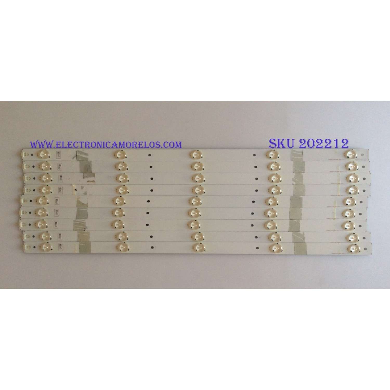 KIT DE LED´S PARA TV SONY ((16 PIEZAS)) / NUMERO DE PARTE LM41-01061A / L3_LYX_G5_CFM_S8_2_R1.0_UC3_1.0_LM41-01061A / U7X035 / 10633 / PANEL YDBM075CCS11 / MODELO KD-75X85J / KD75X85J
