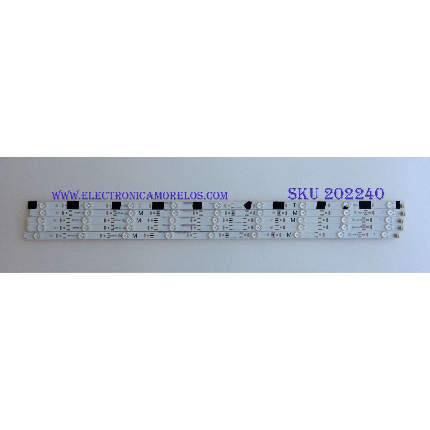 KIT DE LED´S PARA TV ( 5 PIEZAS ) / VIZIO / IC-C-VZAA42D418B / IC-B-VZAA42D418C / IC-B-VZAA42D418A / MODELO E420I-B0 