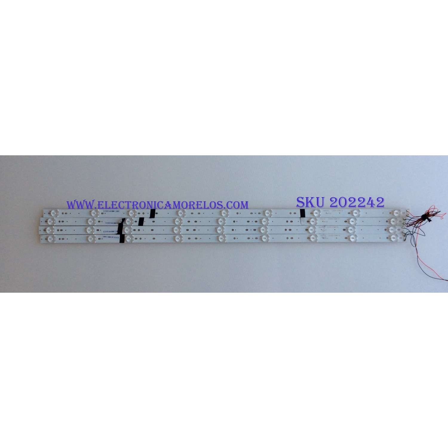KIT DE LED´S  PARA TV ( 4 PIEZAS ) / AVERA / LGL4049-3528BH-101 / C241292 / MODELO 40EQX10 