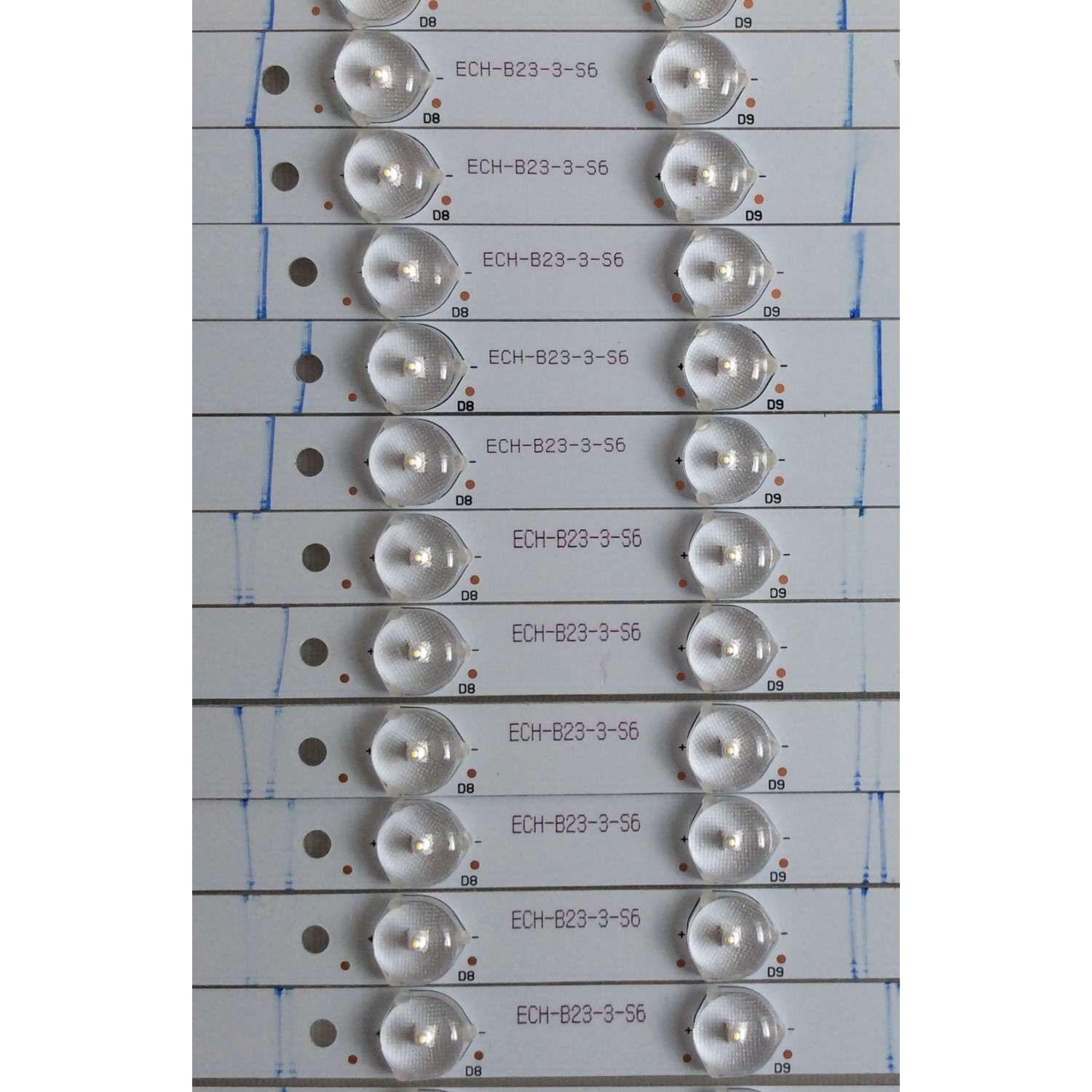 KIT DE LED'S PARA TV VIZIO (16 PIEZAS) / NUMERO DE PARTE M65-E0-A-V3 / M65-E0-B-V3 / M65-E0-A-V4 / M65-E0-B-V4 / ECH-B23-3-S6 /  0981010B87 / E465853 / PANEL LSC650FN04-G01 / MODELO M65-E0 - Imagen 3