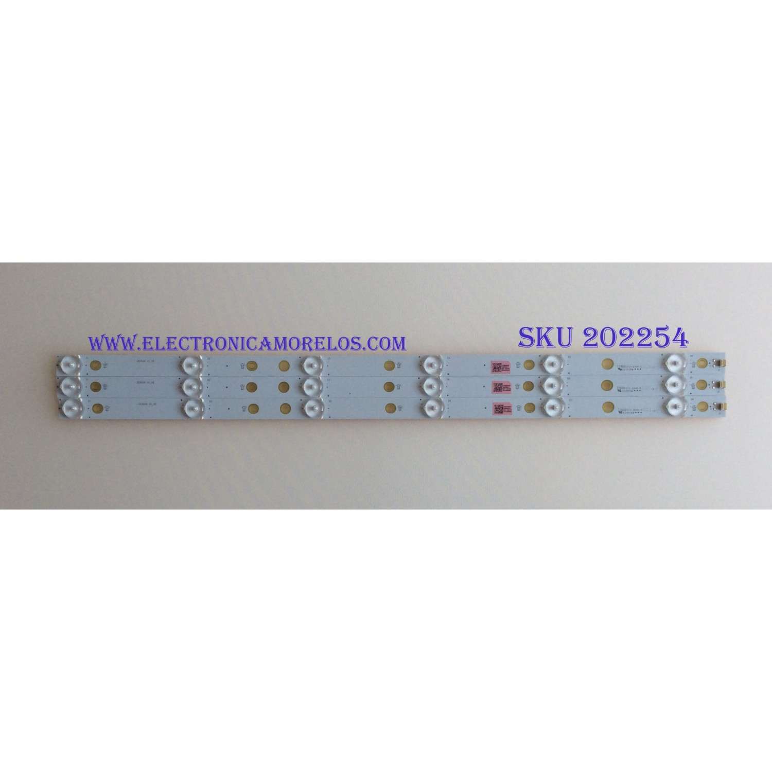 KIT DE LED'S PARA TV (3 PIEZAS)/ VIZIO / 77900DFD / 210BZ06D0 / 43030A01L / PANEL TPT275B5-A018.L REV:S1C TPV / MODELO D28H-D1