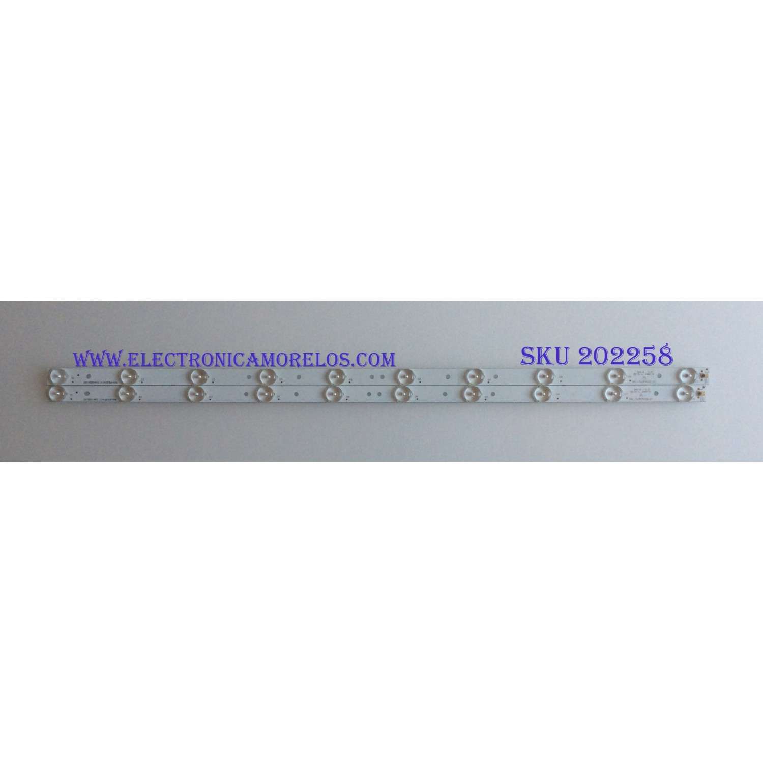 KIT DE LED´S PARA TV ( 2 PIEZAS ) / APEX / 3BL-T6254102-21 / 2301032D900472 / PANEL HK315LEDM / MODELO LE32D5