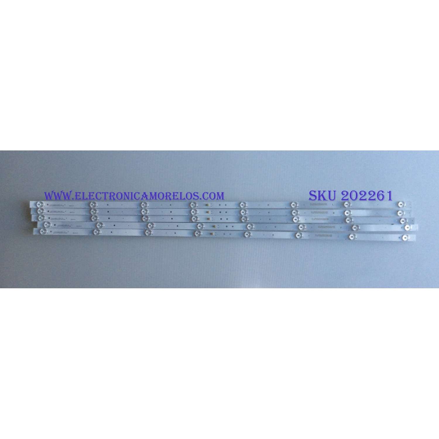 KIT DE LED´S PARA TV ( 5 PIEZAS ) / SCEPTRE / CRH-K50K6003535T05087CD-REV1.0 / 212093 / B3L03J25PCCJ7CTK / 81 490 10650020 / MODELO CN50CN7387 