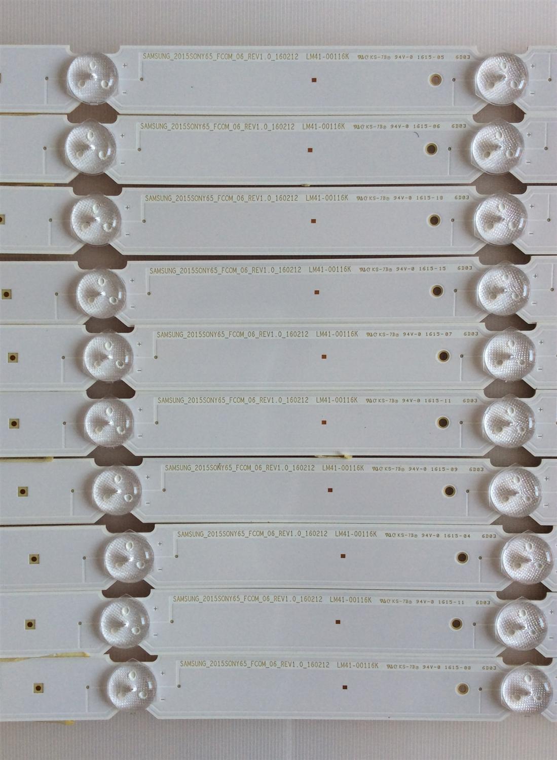 KIT DE LED´S PARA TV ( 10 PIEZAS ) / SONY / LM41-00116K / 2015SONY65_FCOM_06_REV1.0_160212 / PANEL YD6S650CNG02B / MODELO 65" - Imagen 2