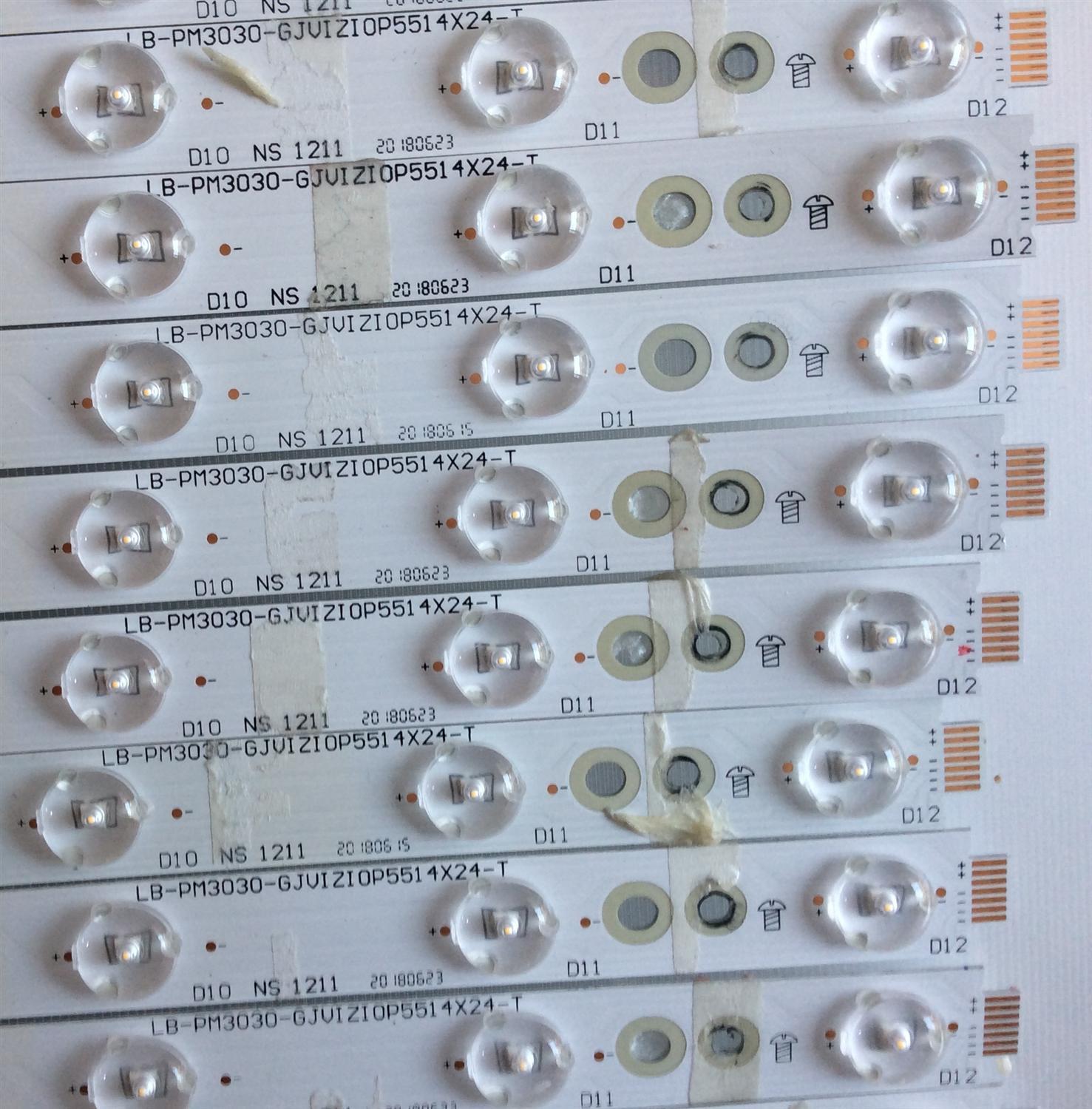 KIT DE LED´S PARA TV VIZIO (28 PIEZAS) / NUMERO DE PARTE LB-PM3030-GJVIZIOP55 / LB-PM3030 / GJVIZIOP551 / 210BZ12D0B33LBM02X / LB-PM3030-GJVIZIOP5514X24-T / MODELO P55-F1 / PANEL TPT550U1-QVN05.U REV:S59B0A - Imagen 3
