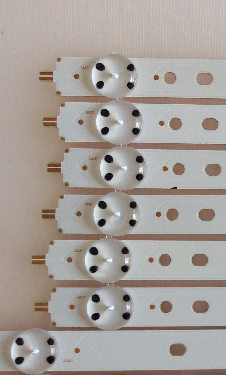 KIT DE LED´S PARA TV ( 12 PIEZAS ) / VIZIO / 18y E70-F3 A_REV01_84LED_171017 / 18y E70-F3 B_REV01_84LED_171017 / PANEL SD700DUA-2 / MODELO E70-F3 - Imagen 3