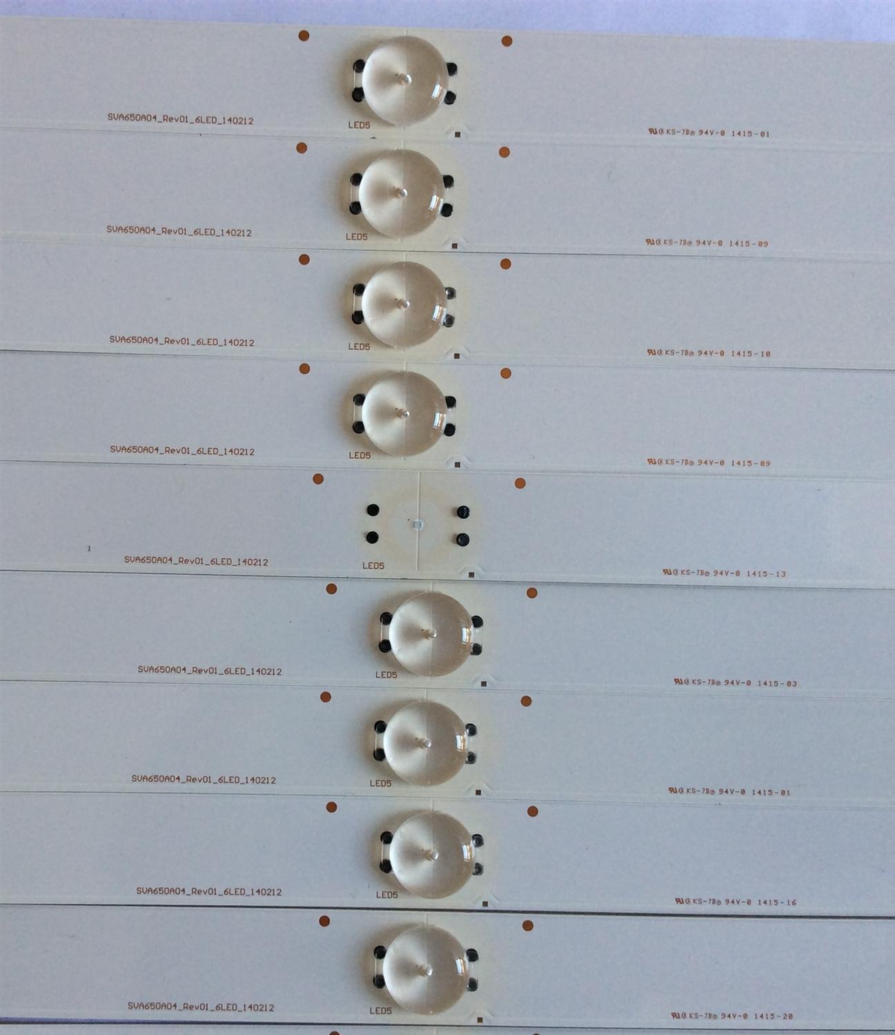 KIT DE LED´S PARA TV ( 12 PIEZAS ) / VIZIO / SVA650A04 / SVA650A04_REV01_6LED_140212 / SD65T06E01 / PANEL T650HVN05.9 / MODELO E650i-A2 LWJAOZCQ / E650I-B2 LWJARMAR / E650I-B2 LWJARMAQ / D650I-B2 LWJARPAQ / D650I-B2 LWZARPAQ  - Imagen 3