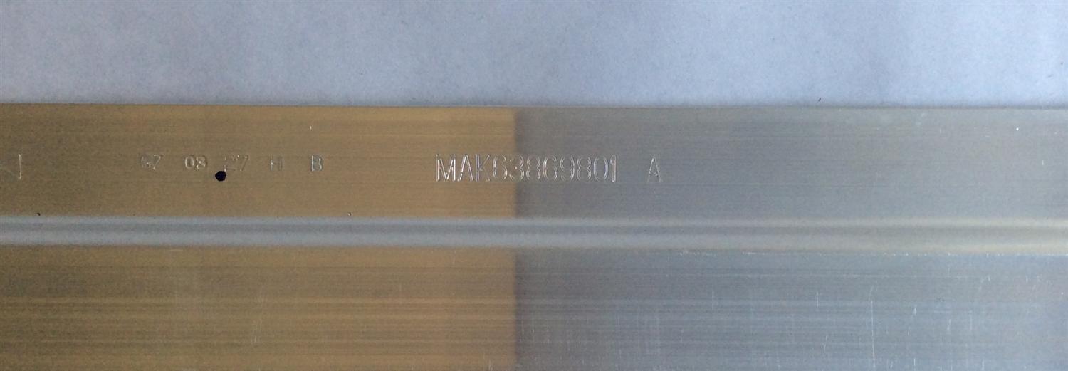 LED PARA TV (1 PIEZA) / LG / MAK63869801 / PANEL NC550EGG ABFN1 / MODELO 55" / 1.20 M X 9 CM /  - Imagen 3