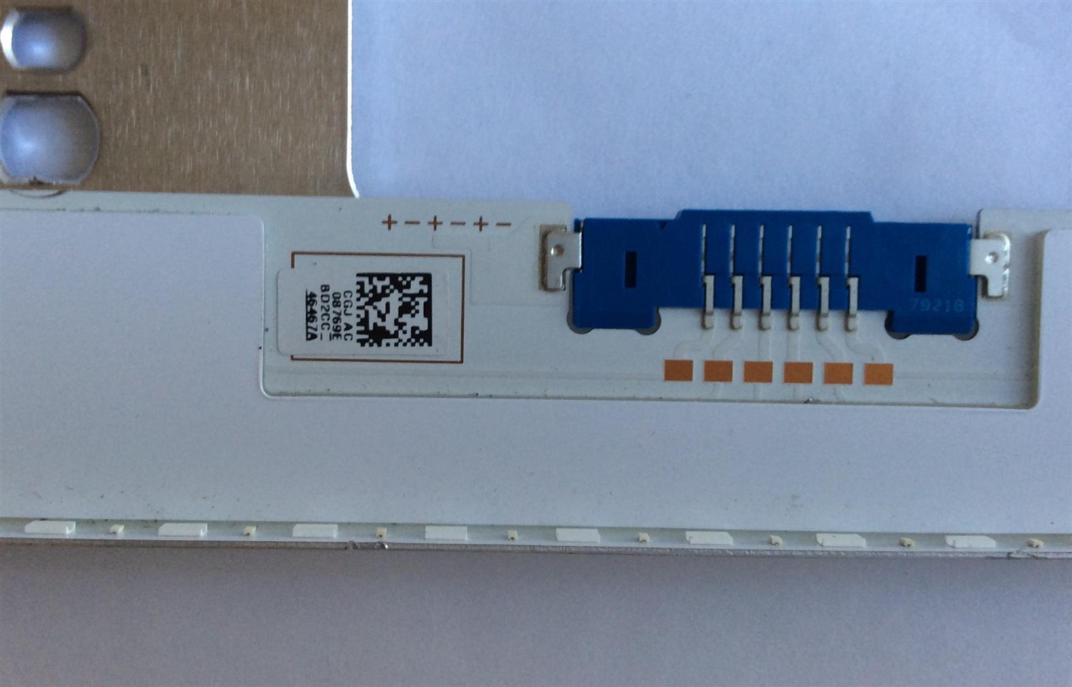 LED PARA TV (1 PIEZA) / BN96-46467A / 46467A / BN61-15535A / PANEL CY-QN055FLLV5H / CY-QN055FLLV6H / MODELOS QA55Q6FNAKBXA / QN55Q6FNAPXPA / QN55Q6FNAKXZL / (MAS MODELOS EN DISCRIPCIÓN) / 1.20 M X 20CM - Imagen 2