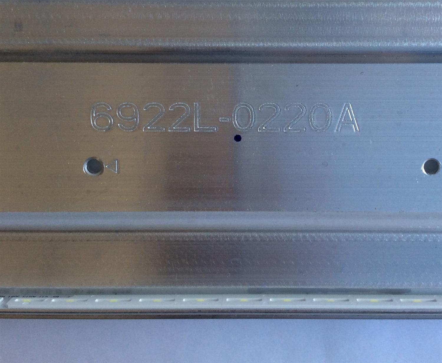 LED PARA TV LG (1 PIEZA) / 6916L-3051A / 6916L-3052A / 65" V17 ART3 3051 REV 0.3 2 L-TYPE, 65" V17 ART3 3052 REV 0.3 2 R-TYPE / 6922L-0220A / PANEL LC650EGE(FL)(M2) / MODELOS 65UV340C-UB / 65UK6500AUA / 1.42 M X 9 CM /  - Imagen 2