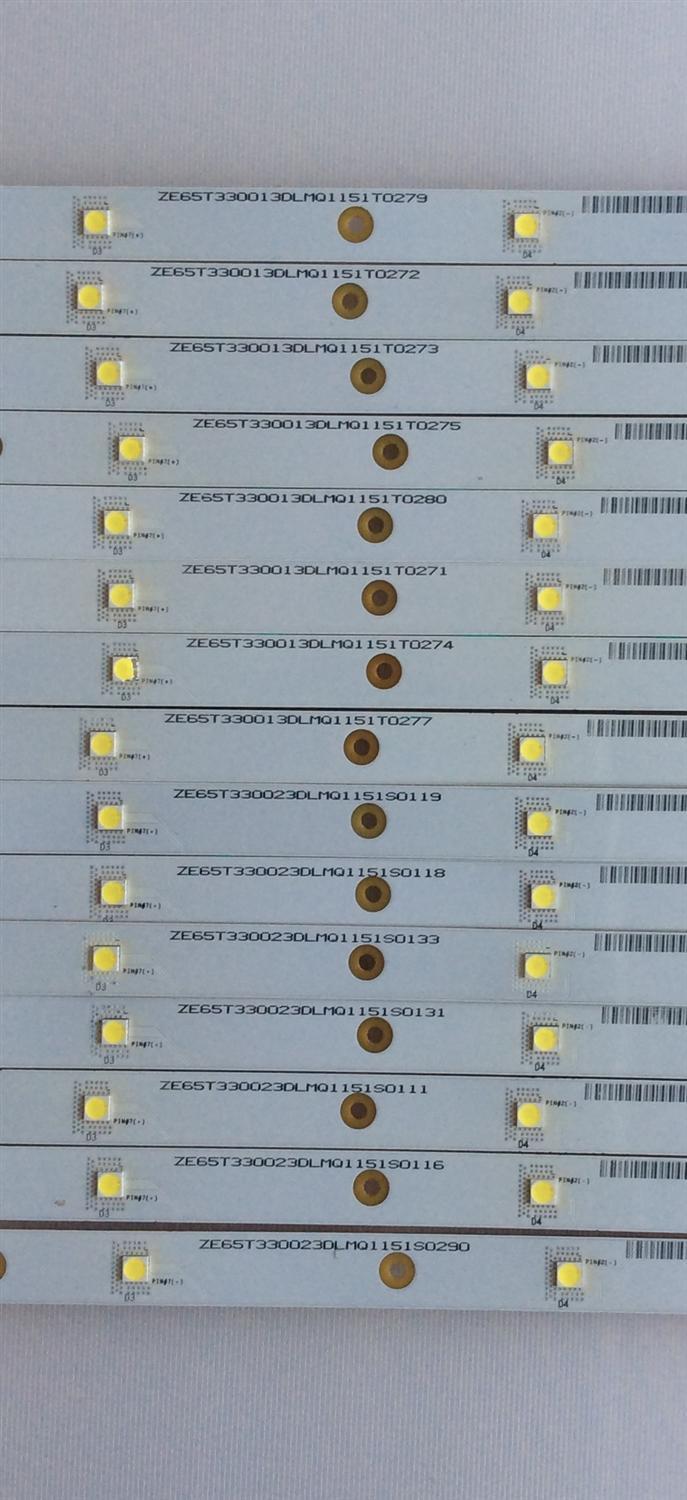 KIT DE LED´S PARA TV ( 15 PIEZAS ) / VIZIO / T650QVF 04.0 / ZE65T330013 / ZE65T330023 / E88441 / PANEL T650QVF06.0 / MODELO M65-C1 / NOTA IMPORTANTE : KIT CUENTA ORIGINALMENTE 16 PIEZAS ((INCOMPLETO 15 PIEZAS)) - Imagen 2