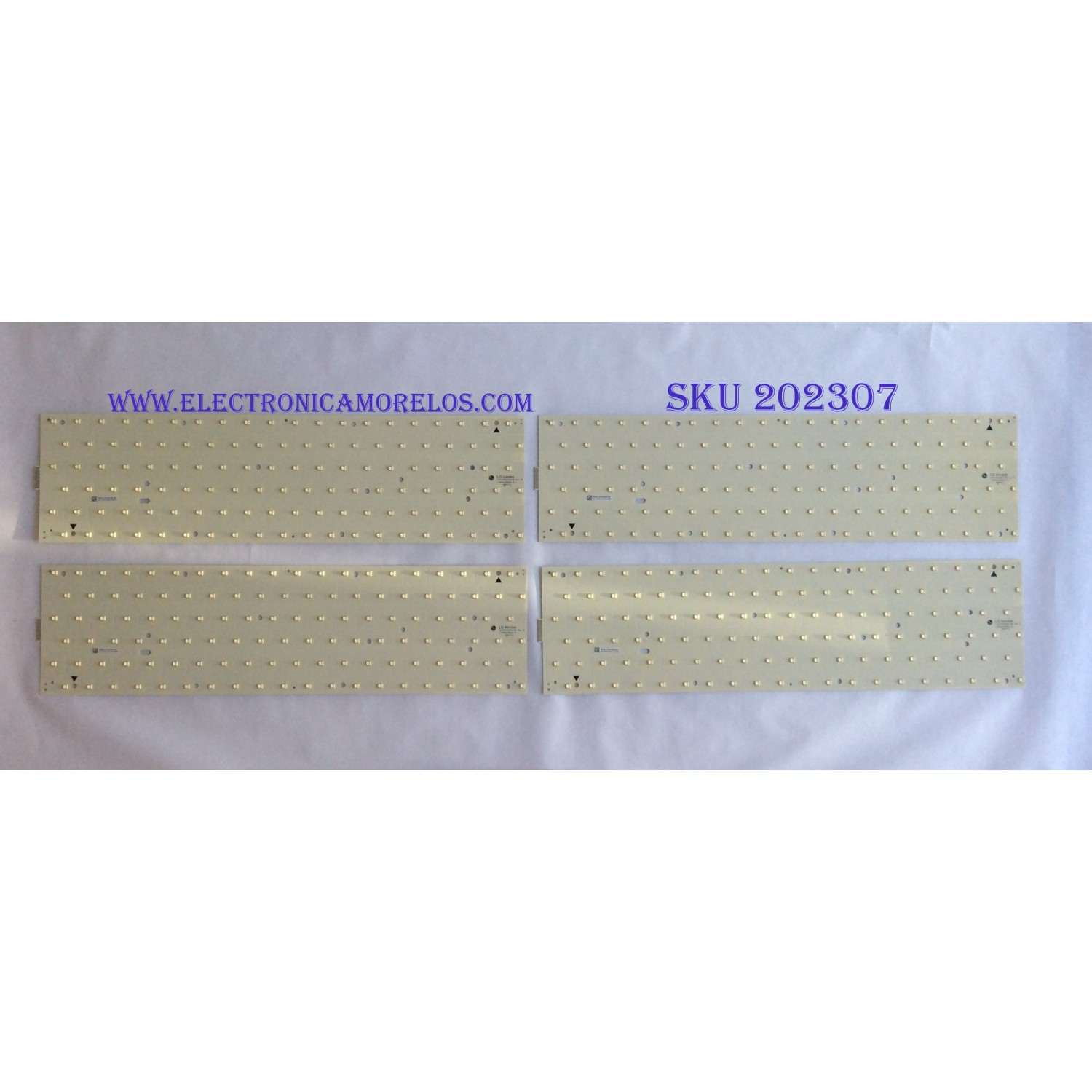 KIT DE LED'S PARA TV (8 PIEZAS) (KIT COMPLETO) / VIZIO / LATHT550RALZB / (3PDAA10003A-R) / PANEL LC550DUS(SC)(M3) / 