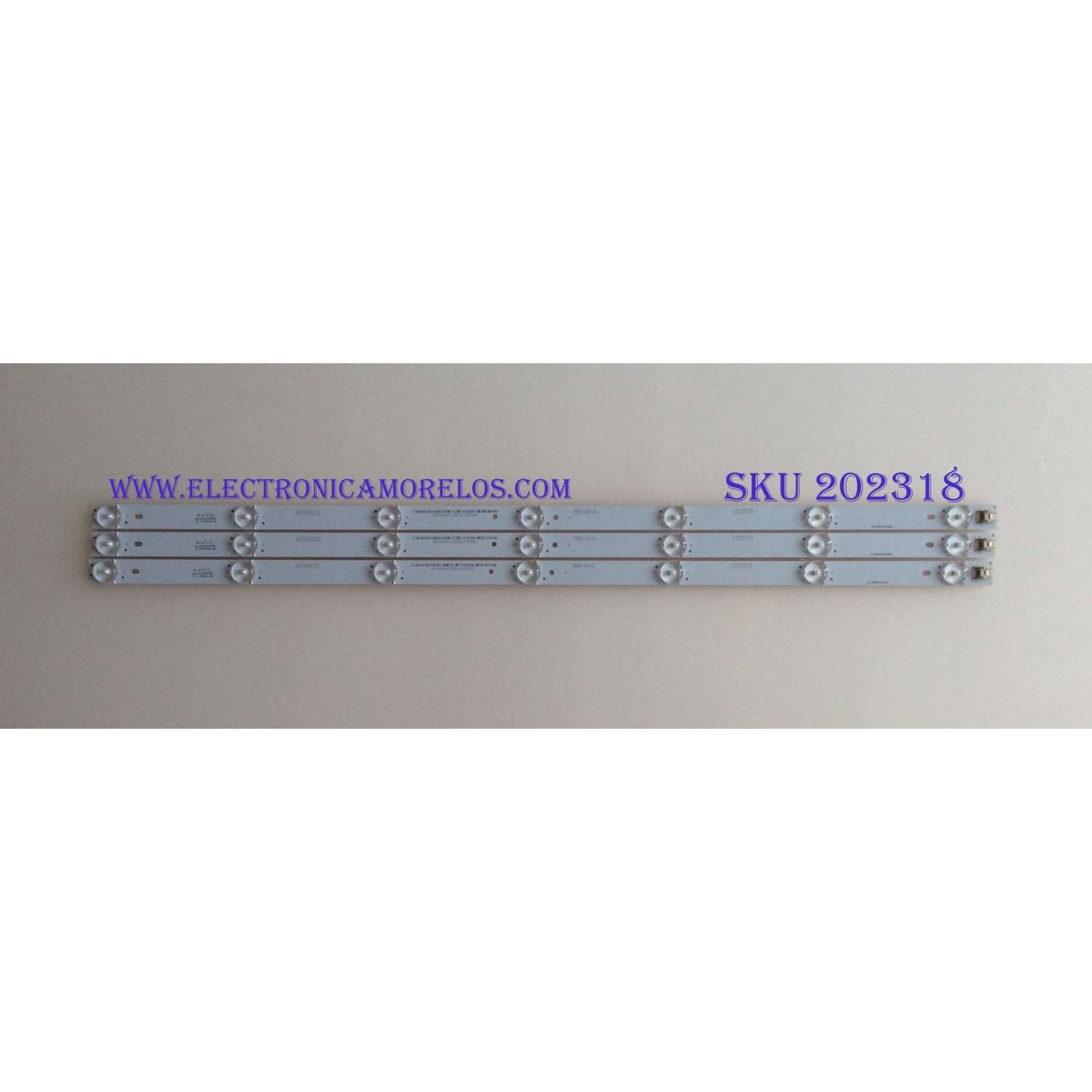 KIT DE LED'S PARA TV (3 PIEZAS) / WESTINGHOUSE / A-CNBW32D565 / 21003371 / 4632KA002 / PANEL YC+4632KA002 / MODELO WD32HB1120
