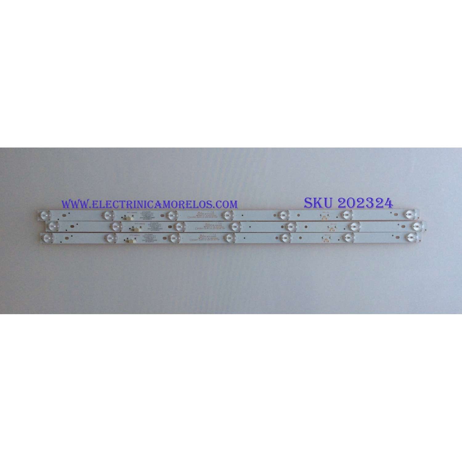 KIT DE LED'S PAA TV (3 PIEZAS) / SAMSUNG / 303GC320045 / GC32D07-ZC21FG-24 / 2010027524-1 / PANEL BOEI320WX1 BOE / MODELO UN32J4000CFXZA BZ01