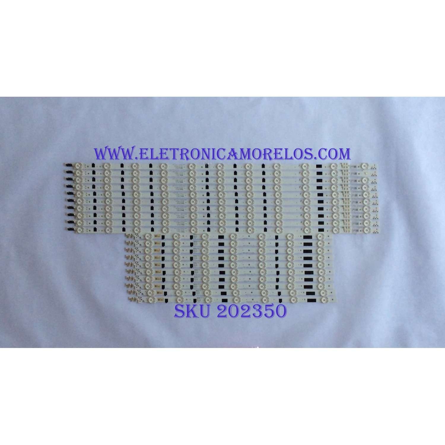 KIT DE LED´S PARA TV ( 20 PIEZAS ) / SAMSUNG / 25313A / 25312A / 2013SVS55F R  7  REV1.9  130212 / 2013SVS55F L  11  REV1.9  130212 / PANEL CY-HF550CSLV1H / MODELO UN55F6300AFXZA 