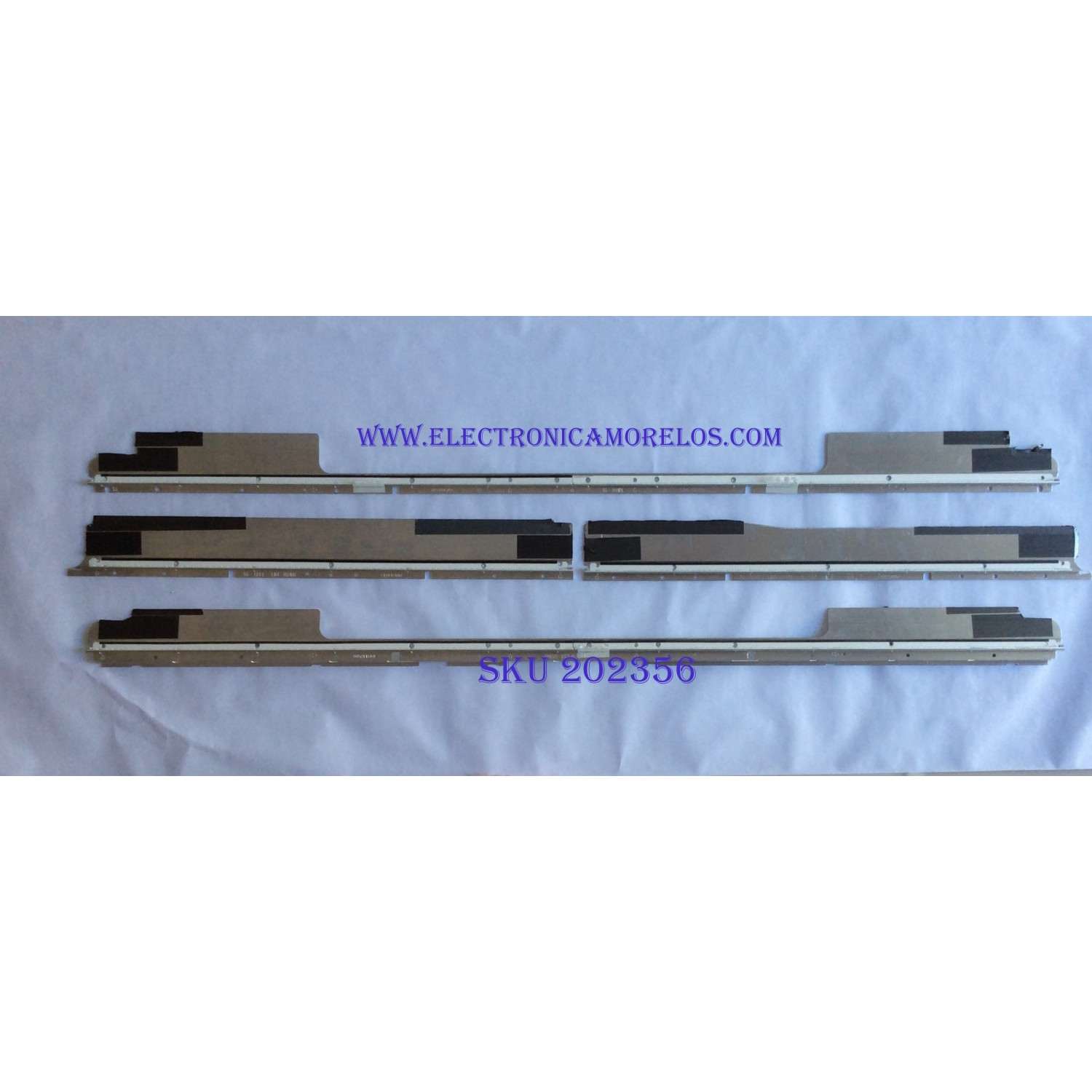 KIT DE LED'S PARA TV (4 PIEZAS) / SAMSUNG / SVS55_2ND_24DHZ / LJ64-01744B / LJ64-01745B / LJ64-01746B / LJ64-01747B / PANEL  LTF550HH03 / LTF550HF04 / MODELO UN55B6000VFXZA / 1.29 M / 