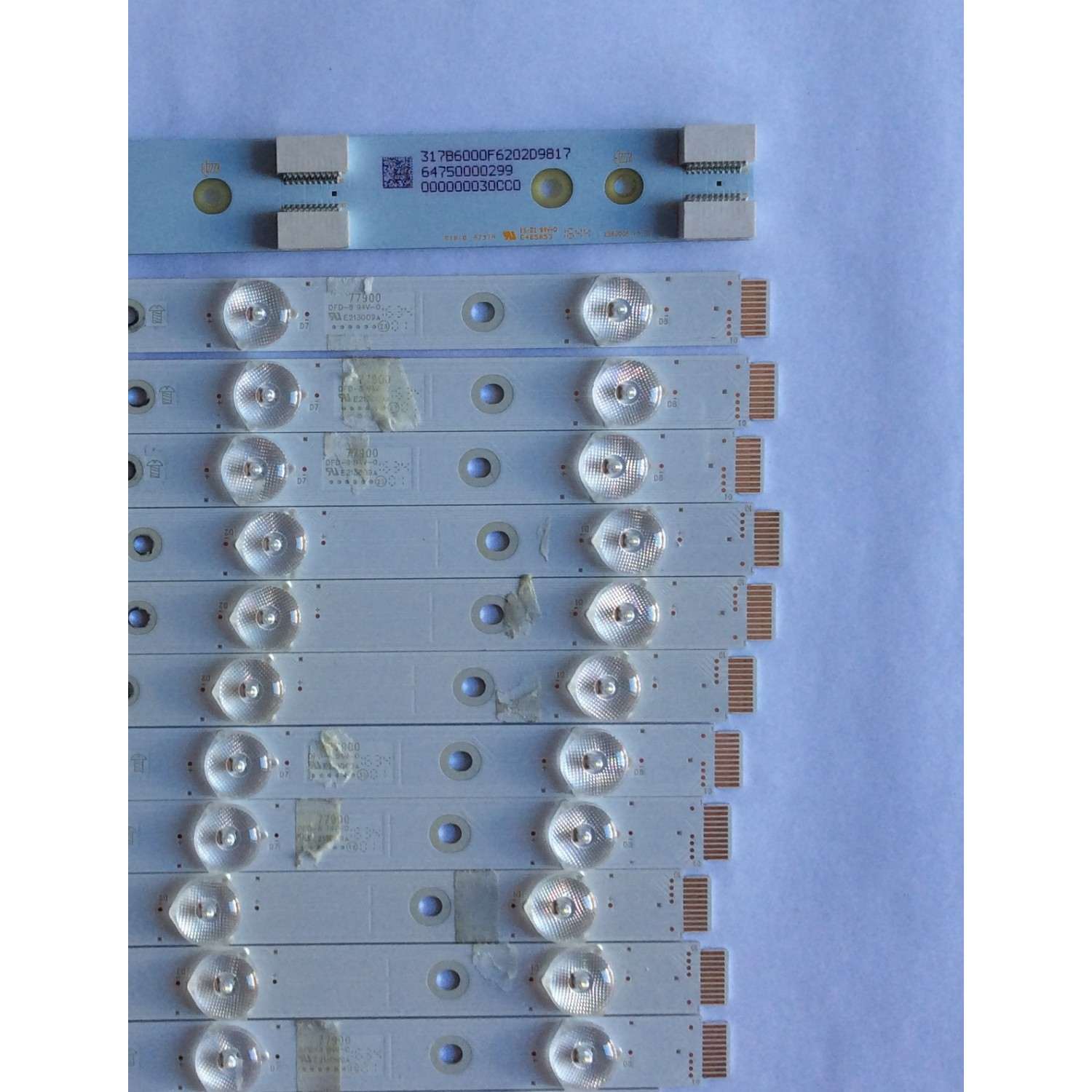 KIT DE LED'S PARA TV VIZIO ((16 PIEZAS)) / NUMERO DE PARTE LB60008 / LB60008 V1_01 / LB60008 V0_01 / 210BZ08DLB3030N00L / PANEL TPT600U2-EQLSJA.G REV:S5A / DISPLAY LC600EQL (SJ)(A5) / MODELO M60-D1 / M60-D1 LTM7UYBS - Imagen 2