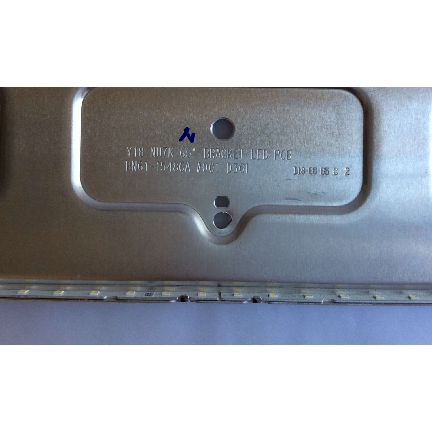 LED PARA TV SAMSUNG (1 PIEZA) / BN96-45635A / LM41-00614A / L1_NU7.1/7.3 F5_CDM_S27(2) R1.3_S1C_100 / BN61-15486A / PANEL'S  CY-NN065HGLV2H / CY-NN065HGLV8H / CY-NN065H / MODELOS UN65NU7100 / UE65NU7170 / (MAS MODELOS EN DISCRIPCIÓN) / ((1.43 M X 12 CM)) - Imagen 4