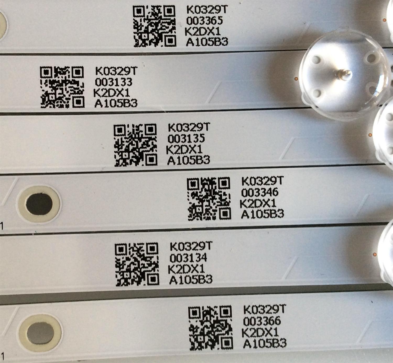 KIT DE LED`S PARA TV / NOTA IMPORTANTE:KIT CUENTA ORIGINALMENTE DE 8 PIEZAS (INCOMPLETO SOLO 6 PIEZAS) / TOSHIBA SVK550AC1 / SVK550AC1_WICOP_Rev04_5LED_20161212 / 5036-A0 / E78030 / 20161212 / K0329T / PANEL K550WDRB / MODELO 55LF621U19 Rev.A - Imagen 3