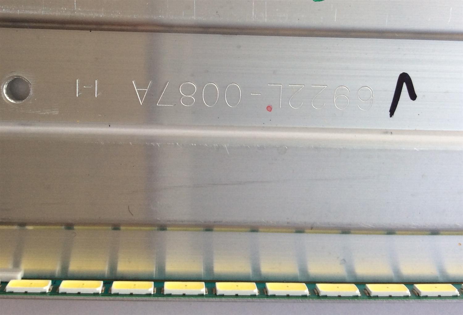 LED PARA TV ( 1 PIEZA ) / LG / 6922L-0087A / AT  05 02 A D / PANEL LC550EQD-FGF2 / MODELO 55" - Imagen 2