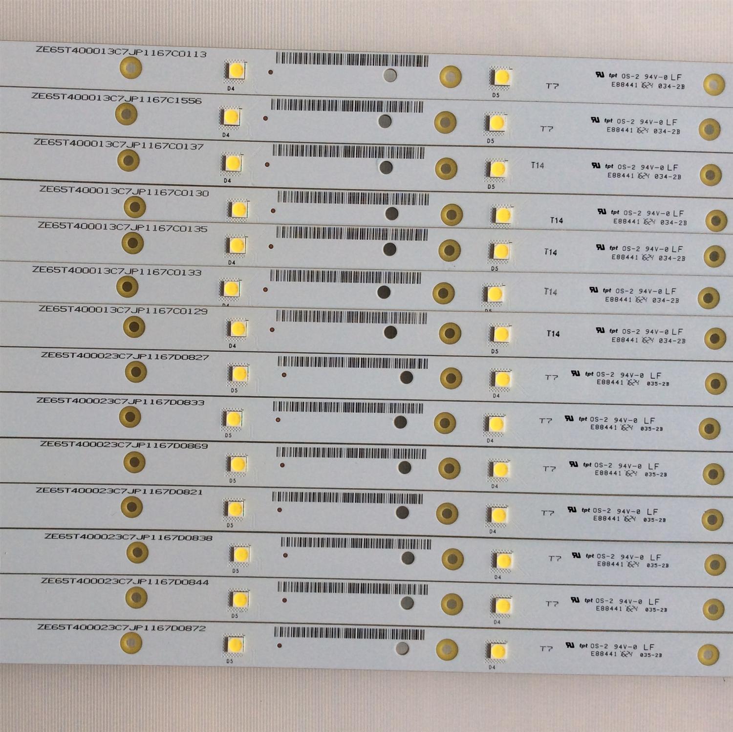 KIT DE LED´S PARA TV ( 14 PIEZAS ) / VIZIO / T650QVF06.1 V1 / ZE65T400023C7 / PANEL T650QVF06 / MODELO P65-C1 / NOTA IMPORTANTE : KIT CUENTA ORIGINALMENTE 16 PIEZAS ((INCOMPLETO 14 PIEZAS)) - Imagen 2