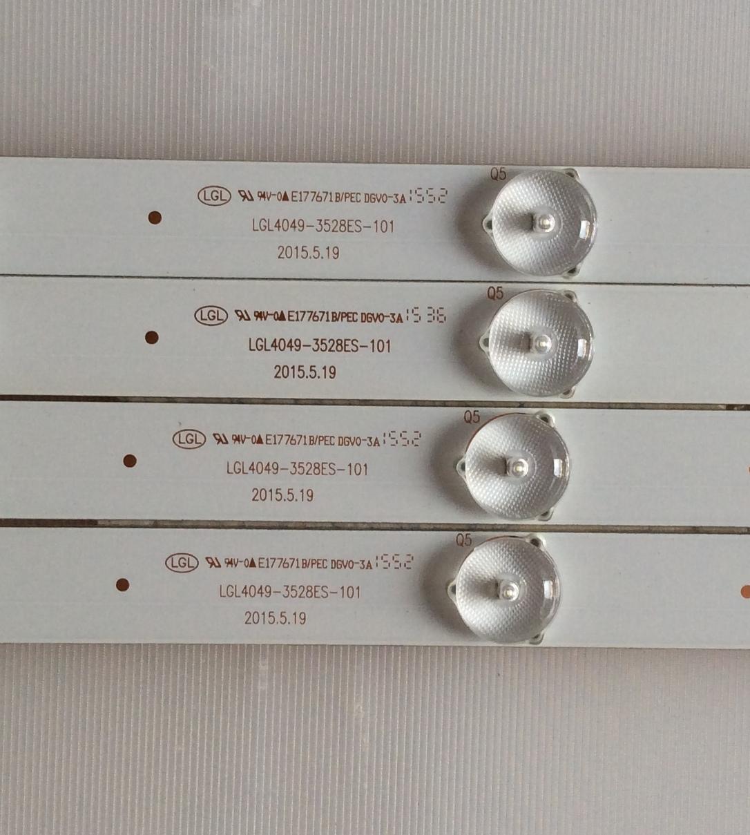 LED PARA TV (4 PIEZAS) / HISENSE / LGL4049-3528ES-101 / 160119-123 / E177671 / PANEL 43+10-50D XL BD / MODELO 43H7050D - Imagen 3