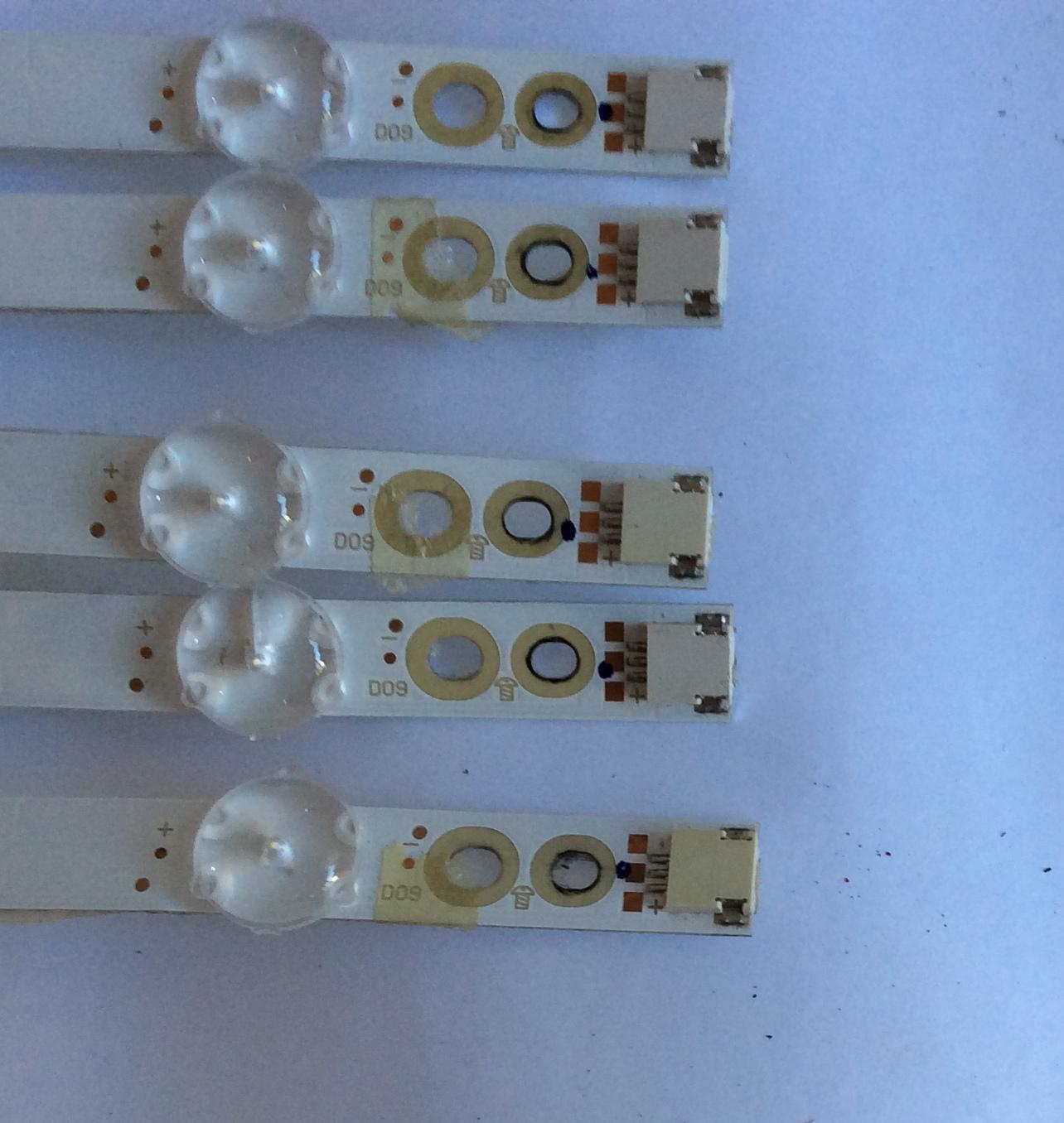 KIT DE LED'S PARA TV ( 11 PIEZAS) / INSIGNIA / 210BZ09DLB334BM00D / GJ-2K18-E55-550-D614-V9 / 18382 / ELHG5233F32X / PANEL TPT550U1 -QVN05.U REV:S57B1S / MODELO 55" / NOTA IMPORTANTE : KIT CUENTA ORIGINALMENTE 12 PIEZAS ((INCOMPLETO 11 PIEZAS))    - Imagen 4