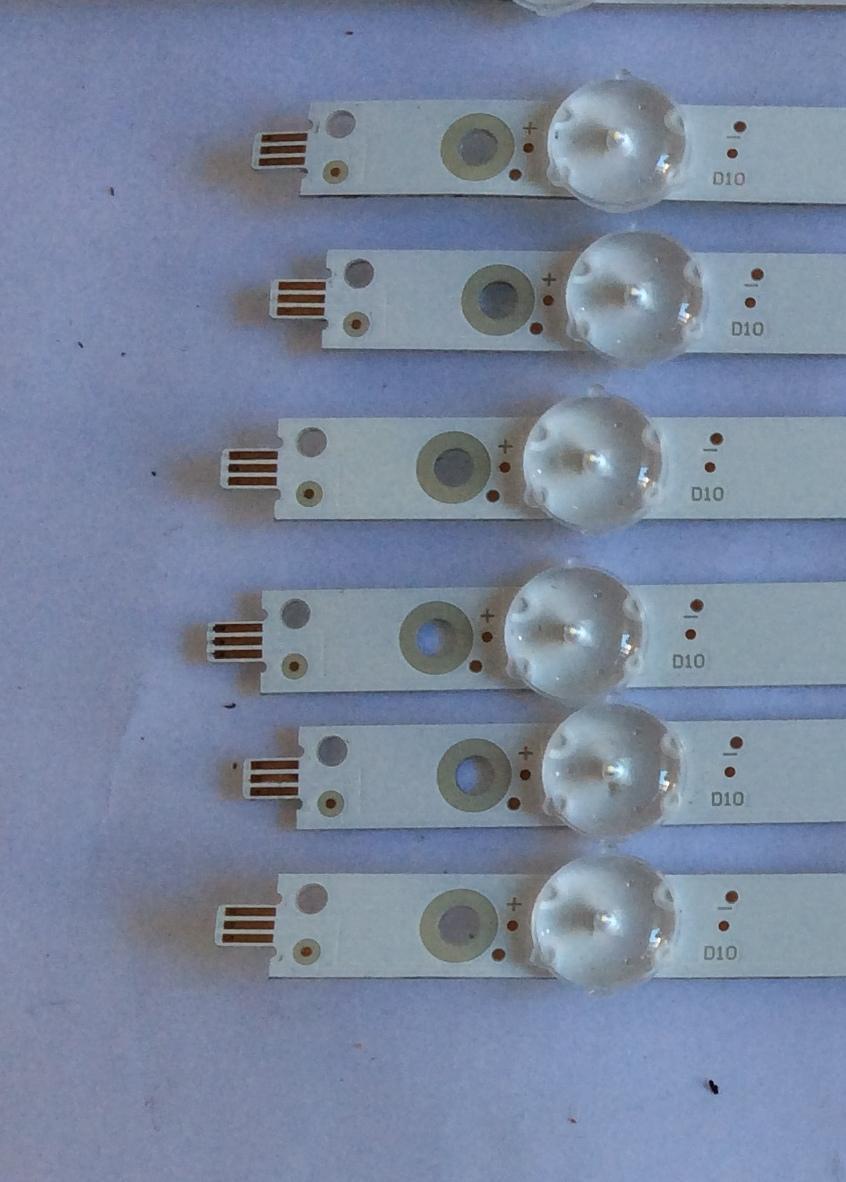 KIT DE LED'S PARA TV ( 11 PIEZAS) / INSIGNIA / 210BZ09DLB334BM00D / GJ-2K18-E55-550-D614-V9 / 18382 / ELHG5233F32X / PANEL TPT550U1 -QVN05.U REV:S57B1S / MODELO 55" / NOTA IMPORTANTE : KIT CUENTA ORIGINALMENTE 12 PIEZAS ((INCOMPLETO 11 PIEZAS))    - Imagen 3