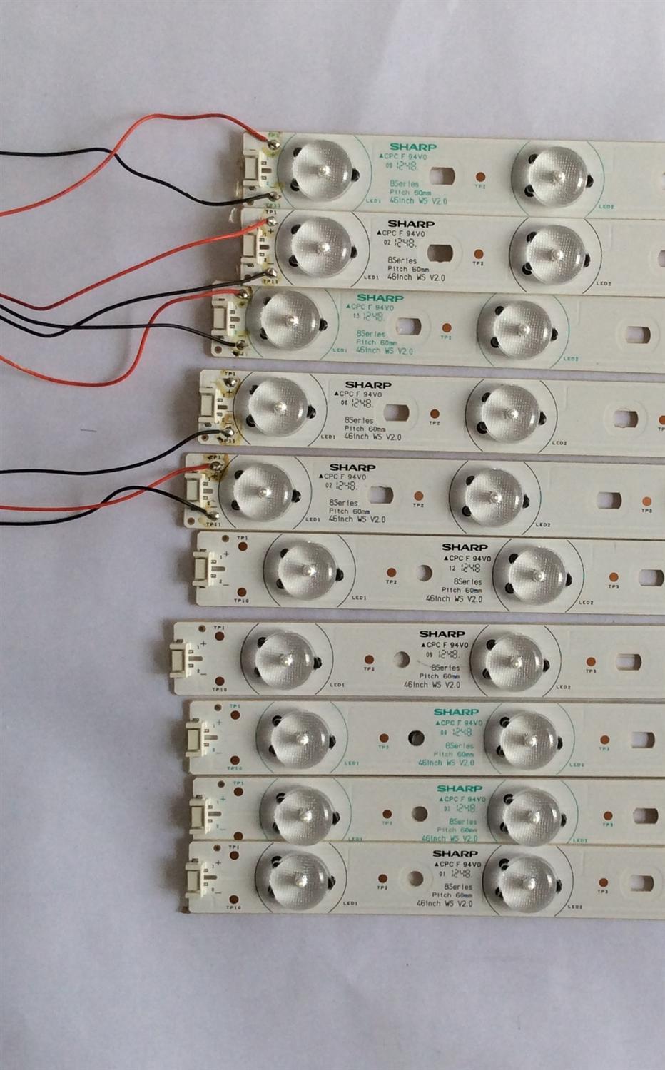 KIT DE LED'S PARA TV (10 PIEZAS) / CPC F 94V0 / F302Z08WCA / F302Z10WCA / F320Z07WCA / F302Z12WCA / PANEL V460HJ1 / MODELO - Imagen 4