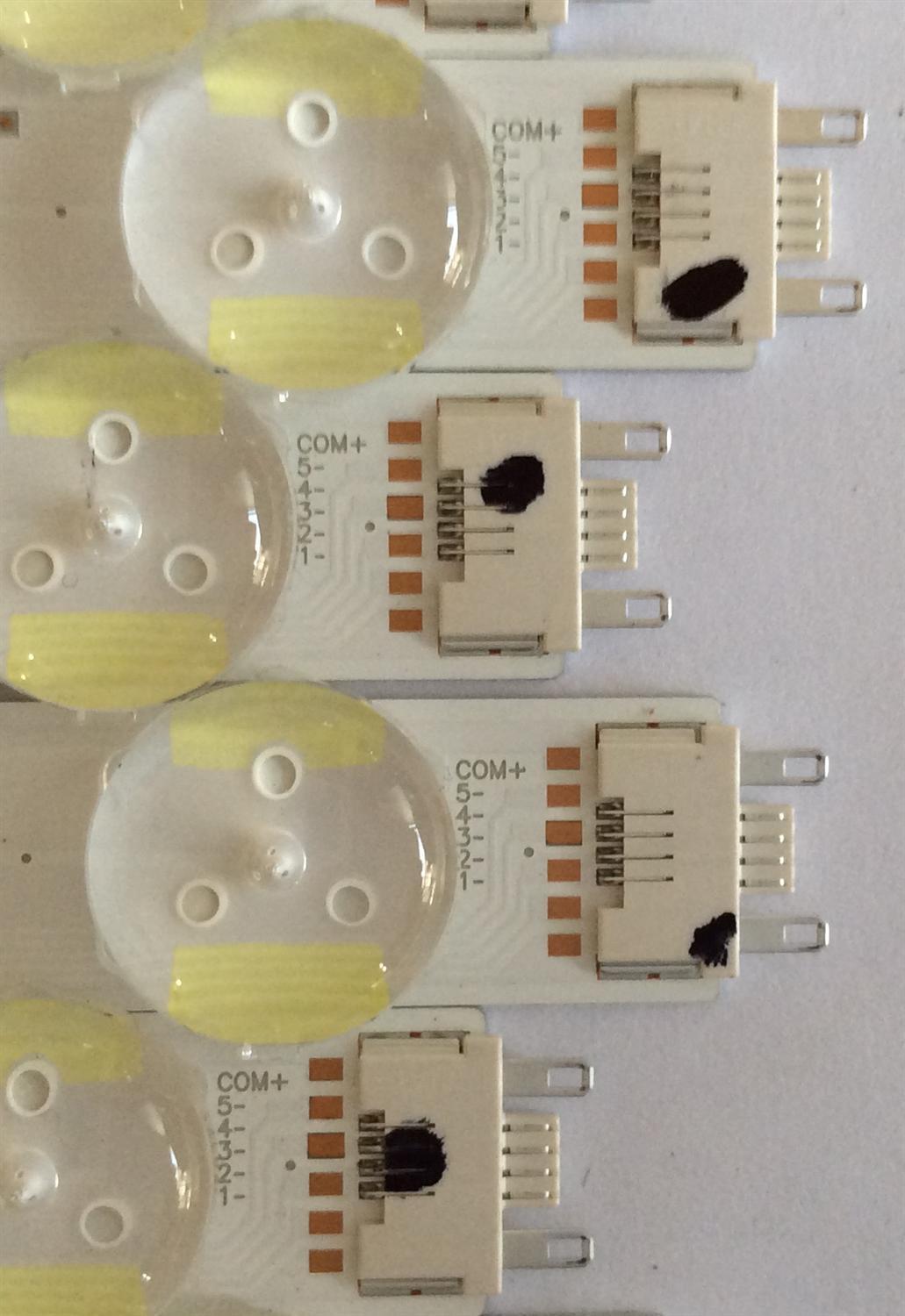 KIT DE LED´S PARA TV (20 PIEZAS) / SAMSUNG BN96-48131A / V9Q8-55SM0-R0 / L1 Q80 E5 FAM S2(5) R1.0 SCR 100 LM41-00704A / PANEL CY-TR055FLLV2H / CY_TR055FLAV2H /  MODELO QN55Q80RAFXZA AA01 - Imagen 2
