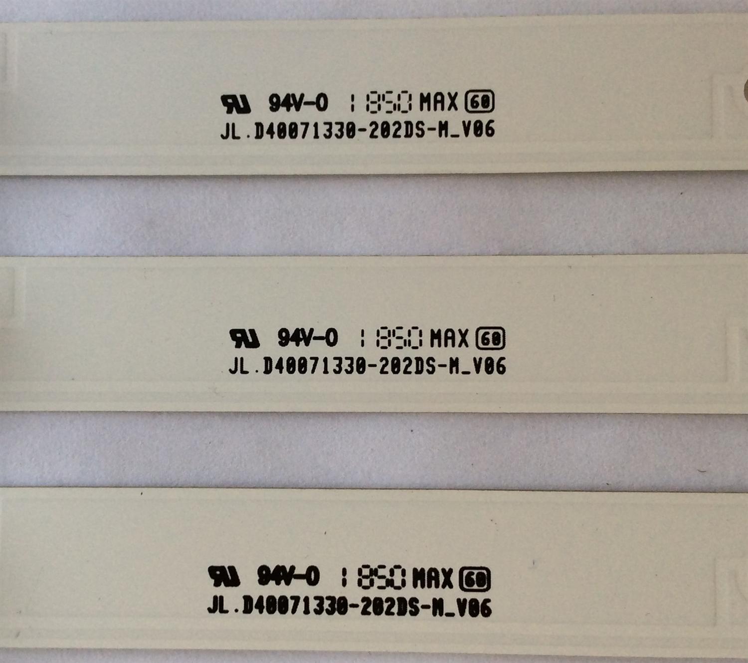 KIT DE LED´S PARA TV (3 PIEZAS) / VIZIO JL.D40071330-202DS-M / JL.D40071330-202DS-M_V06 / F8Q5E00009ZQA / PANEL V400DJ2-D03 REV.C1 / MODELO V405-G9 / V405-G9 LINIYAKV - Imagen 3
