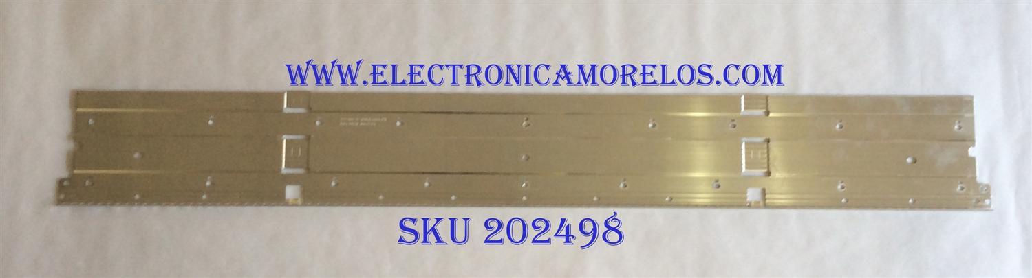 LED PARA TV SAMSUNG (1 PIEZA) / NUMERO DE PARTE BN96-48109A / V9Q6-550SM0-R0 / BN61-16156A /19 Q60 55¨ BRACKET-LED PCB BN61-16156A / PANEL CY-RR055FGLV1H / MODELOS QN55LS01 / QN55Q6D / QN55Q60 / UN55RU800D / UN55RU8000 / ((MEDIDAS 1.20M x 15CM))