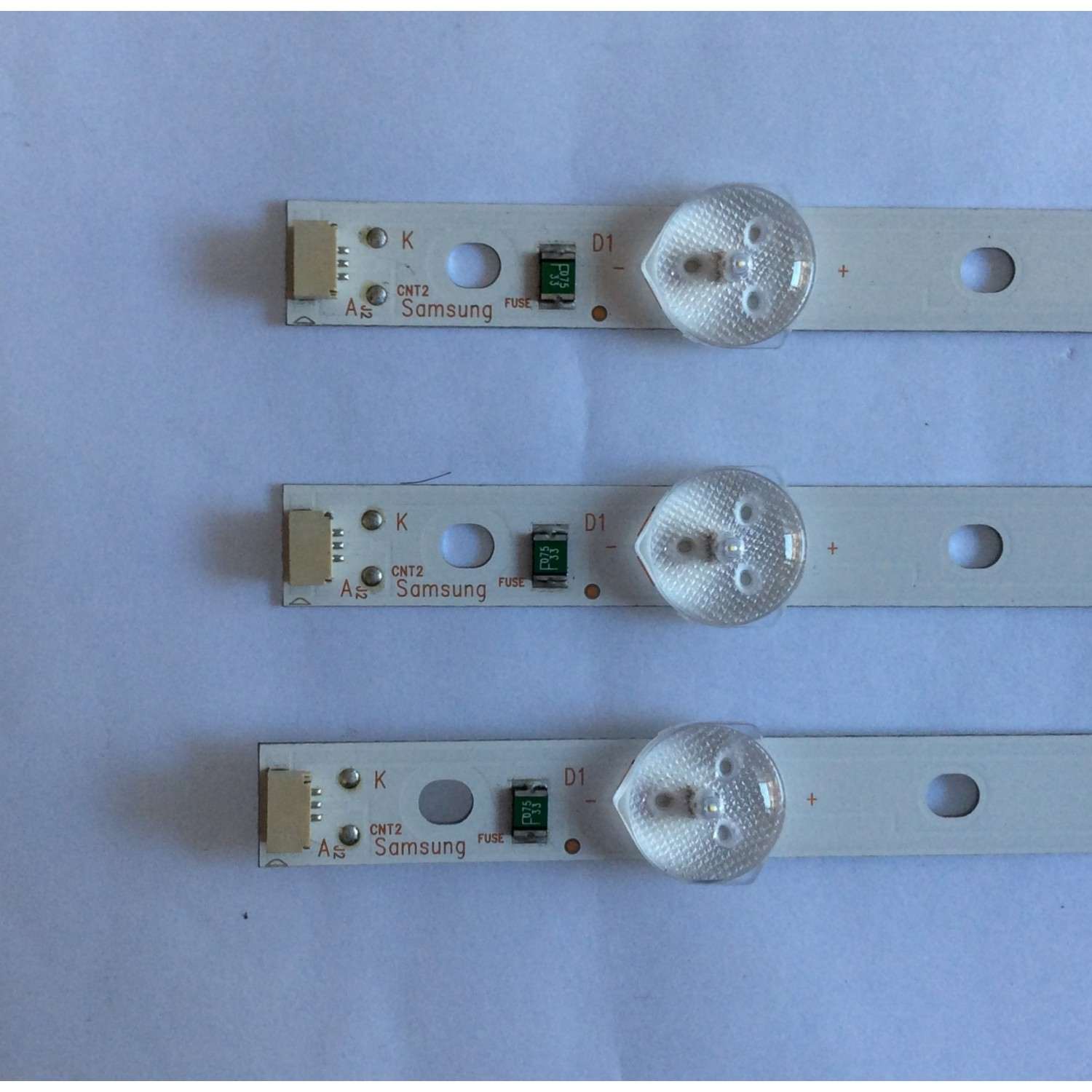 KIT DE LED´S PARA TV ( 3 PIEZAS ) / SAMSUNG / 303GC430044 / GC43D08-ZC22AG-17 / PANEL BOEI430WU1 / MODELOS UN43J5202AF / UN43N5300AF - Imagen 4
