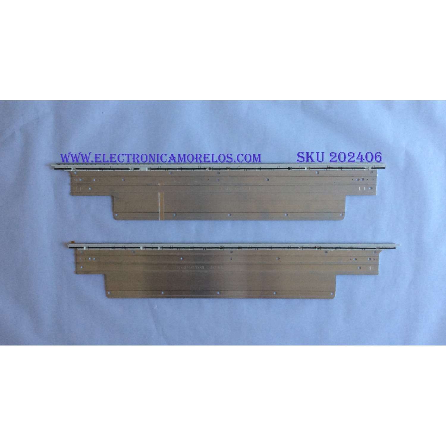 KIT DE LED'S PARA TV (2 PIEZAS) / SONY / 61.P8301G001 / 61.P8302G001 / 13521A / 13523B / CMKM-MB2CS / PANEL YLV5522-02N / MODELO KDL-55W900A / 70 CM X 12 CM / 
