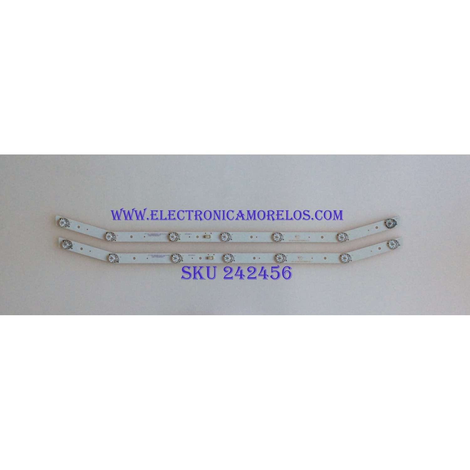 KIT DE LED'S PARA TV (2 PIEZAS) / CRH-A323030020759HREV1.0 / 7710-632000-D220 / PANEL HV320WHB-N81 REV 1.0 / GDL320HY (BD0-101) / MODELOS VIZIO E320-A0 LAIANLCN / LG 32LH500B-UA CUSFLH