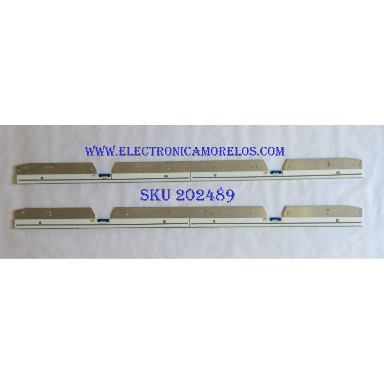 KIT DE LED´S PARA TV (2 PIEZAS) / SAMSUNG BN96-46469A / 46469A / BN61-15104X / PANEL CY-QN082FLLV2H / MODELOS QN82Q65FNBXZA FA01 / QN82Q6FNAFXZA FA01 / 90CM X 6CM 