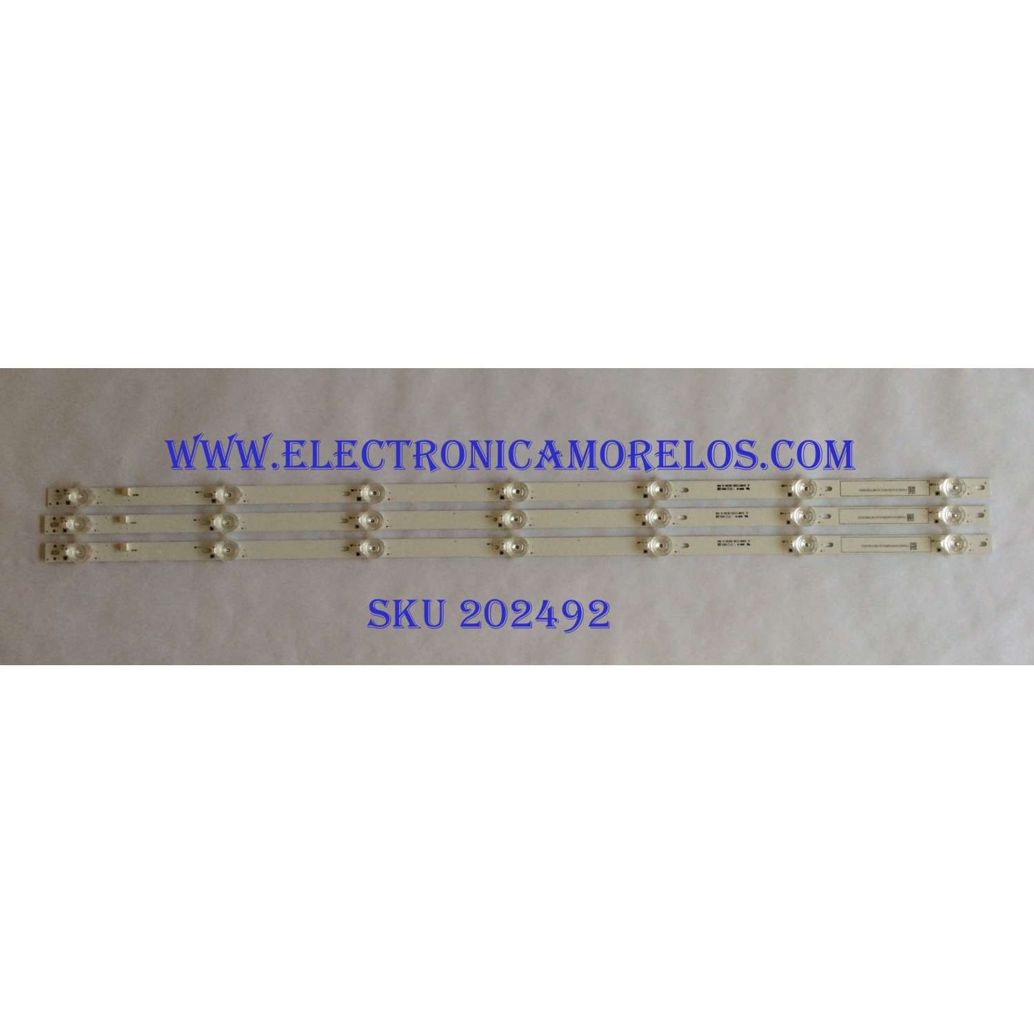 KIT DE LED´S PARA TV (3 PIEZAS) / VIZIO JL.D40071330-202DS-M / JL.D40071330-202DS-M_V06 / F8Q5E00009ZQA / PANEL V400DJ2-D03 REV.C1 / MODELO V405-G9 / V405-G9 LINIYAKV
