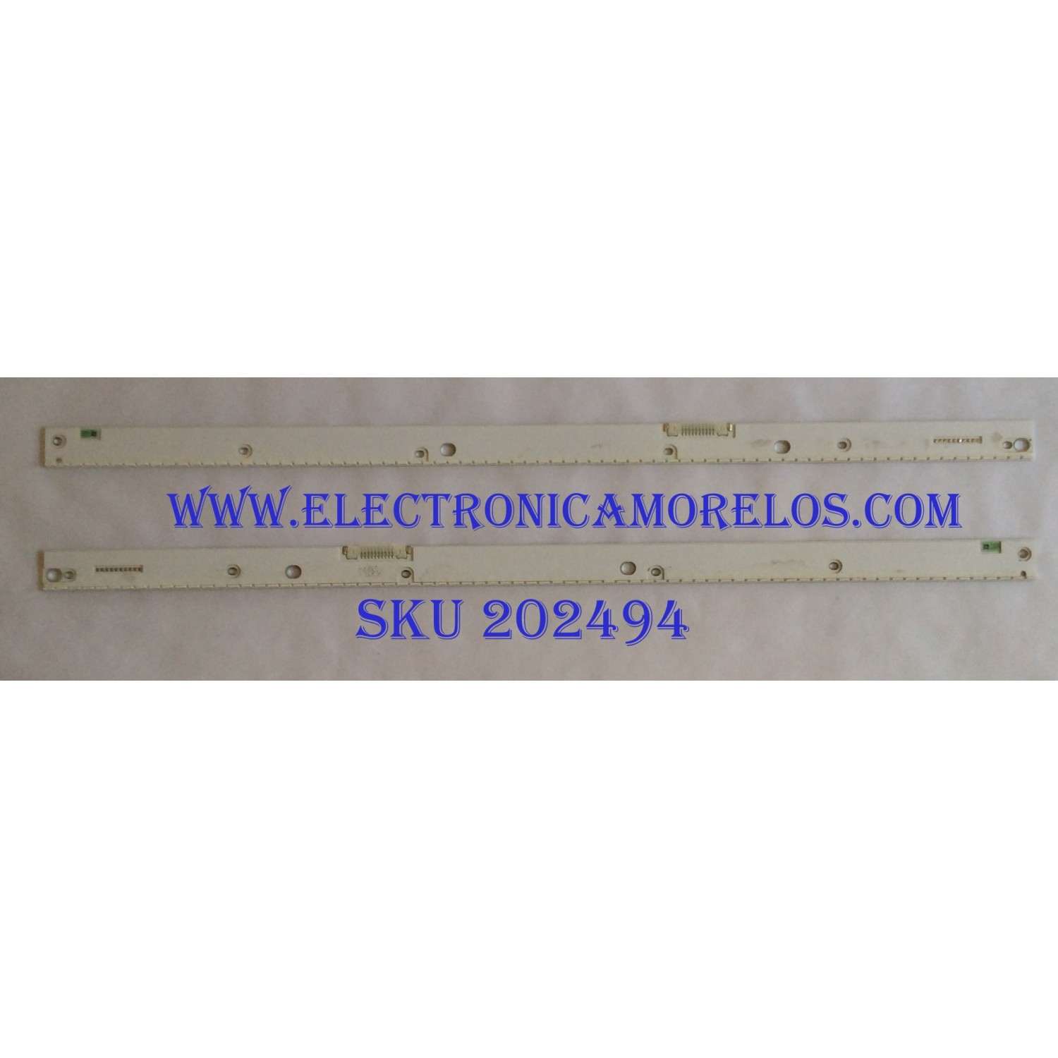 KIT DE LED'S PARA TV (2 PIEZAS) / SAMSUNG BN96-39375A / BN96-39376A / BN96-39375A / BN96-39376A / PANEL´S CY-QK055FLAV2H / CY-QK055FLAV3H / MODELOS UN55KS8000FXZA / UN55KS800DFXZA / UN55KS8500FXZA / UN55KS9500FXZA / ((NOTA IMPORTANTE:ILUMINACION AZUL))