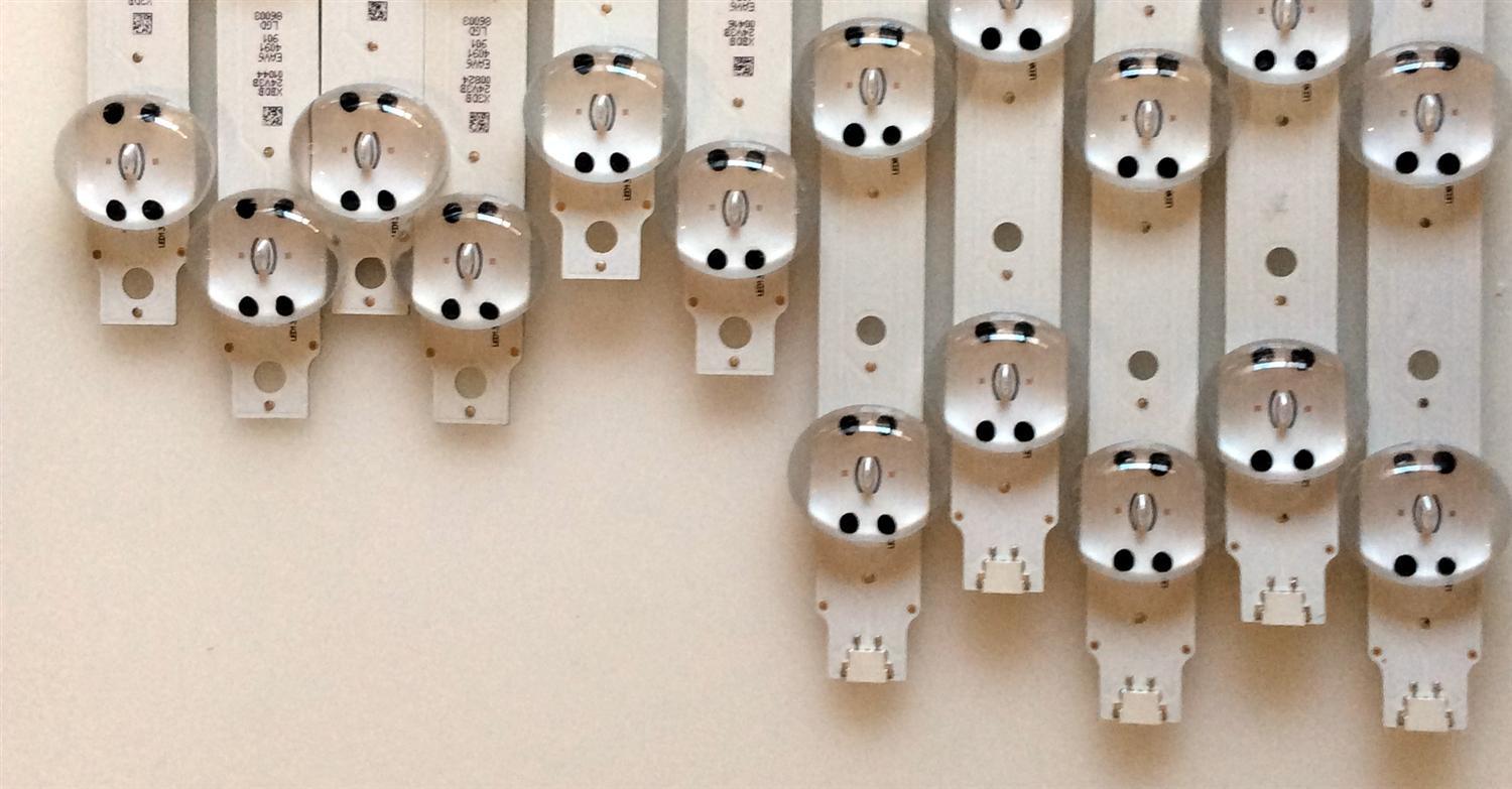 KIT DE LED´S PARA TV / NOTA IMPORTANTE:KIT CUENTA ORIGINALMENTE DE 12 PIEZAS (INCOMPLETO SOLO 11 PIEZAS) / LG SSC_86UK65(LGD) / 7LED_SVL860A03B / 6LED_SVL860A03A / 171207 / EAV64092001 / EAV6491901 / PANEL HC860DQF-SLUR1-2142 / MODELO 86UK6570PUB.BUSWLJR - Imagen 2