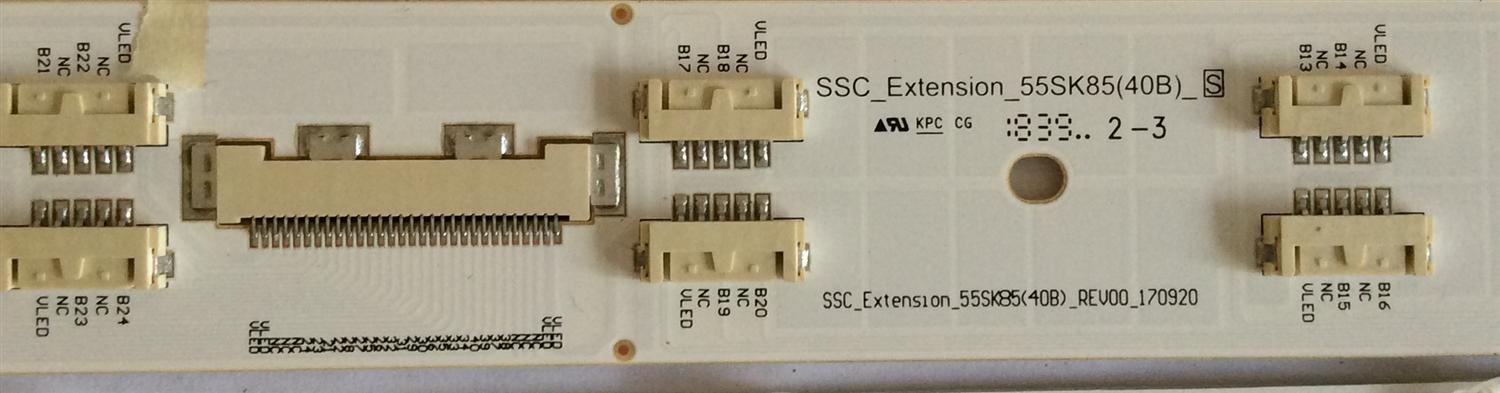KIT DE LED`S PARA TV (20 PIEZAS) / LG EAJ64449 / 55SK85(40B) / SSC_55SK85(40B)_CASE2_R00_170915 / SSC_SlimDRT_55SK85(40B) _S / PANEL HC550DQB-SLUA5-214X / MODELO 55SM9000PUA / 55SM9000PUA.BUSYLJR - Imagen 4