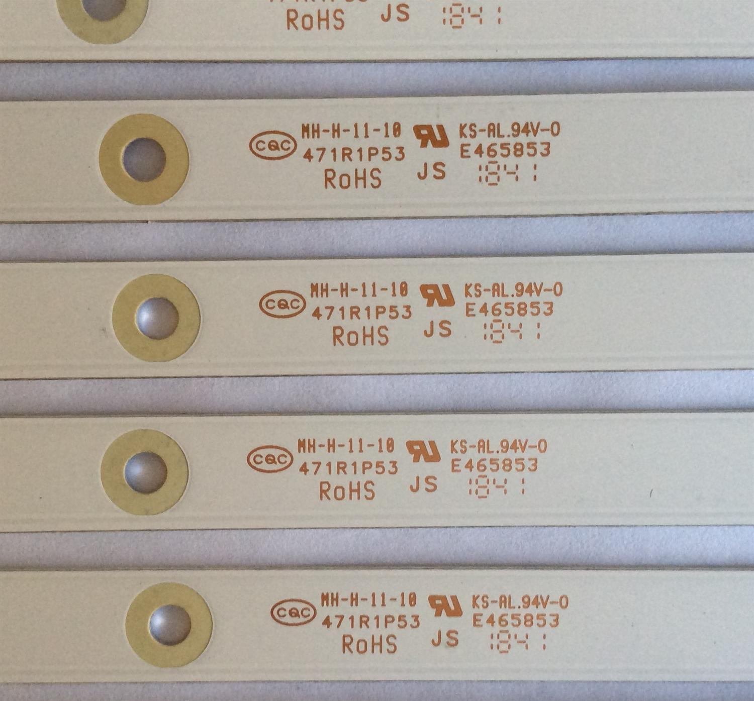 KIT DE LED`S PARA TV (8 PIEZAS) / WBOX 4708-K43WDC-A3113N11 / 471R1P53 / K430WDC1 A3 / K430WDC118B024 / X-C72-K9-F15 / E465853 / PANEL K430WDC2 / MODELOS 0E-43LED4K / 0E-43LEDK  - Imagen 3